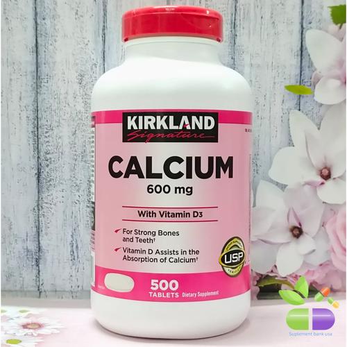Jual Kirkland calcium 600 mg + D3 (isi 500 ) Jakarta Barat