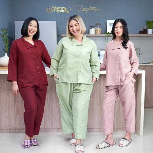Promo Chef Pajamas Nyonya Piyama X Devy Anastasia Lengan Panjang Set ...