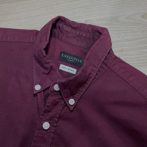 T-Shirt Lengan Panjang Eskanda Maroon