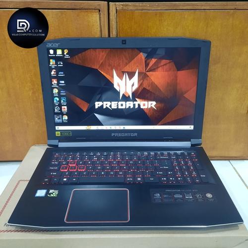 Jual Acer Predator Helios 300 G3-572, i7-7700HQ, 8/1Tb+128Gb, GTX1060