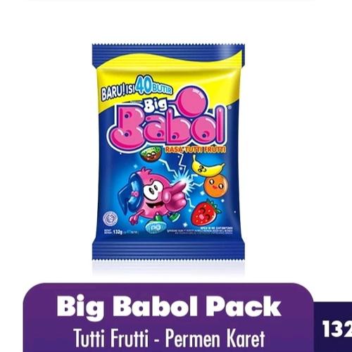 Jual Big Babol Permen Karet Strawberry / Tutti Frutti Pack 132gr ...