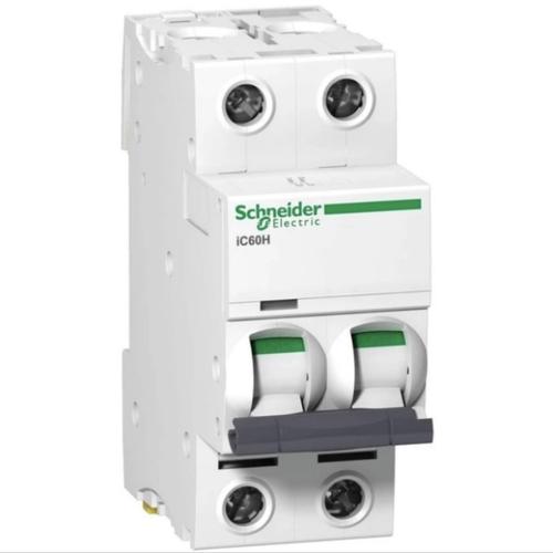 Disjoncteur Schneider Electric IC60H 2P 32A 230V - Référence A9F87232 - Occasion Comme Neuf