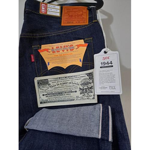 Rigid Lvc 1944 新品 リーバイス LVC S501XX 1944 32 RIGID 日本製 メンズ