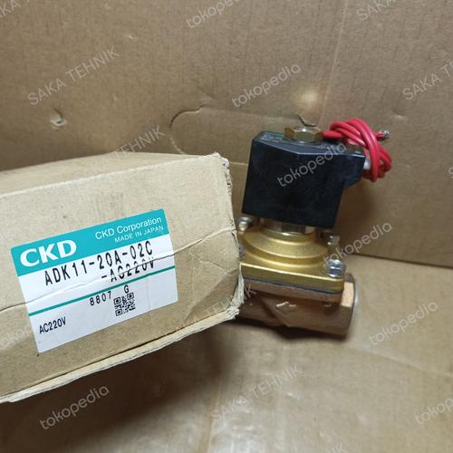 1PCS NEW FIT FOR CKD ADK11 15A 02H DC24V solenoid valve In Box