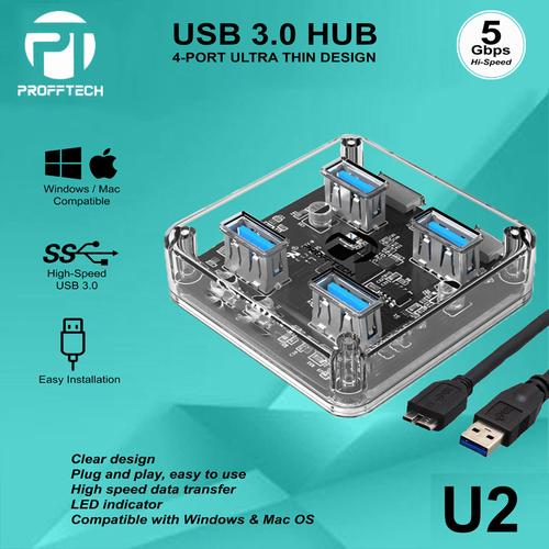 Promo ProffTech USb Hub Versi 3.0 Transparant. UT2. - Jakarta Pusat ...