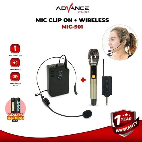 Jual Microphone MIC-501 Mic Call Center Customer Service Clip On ...