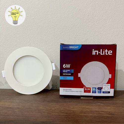 Jual LAMPU DOWNLIGHT/ PANEL LIGHT LED INLITE 6Watt - INPS628R - Putih ...