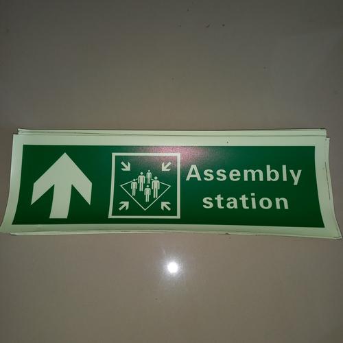 Jual 334320 DIRECTION SIGN, 100x300 MM, ASSEMBLY STATION ARROW UP(L ...