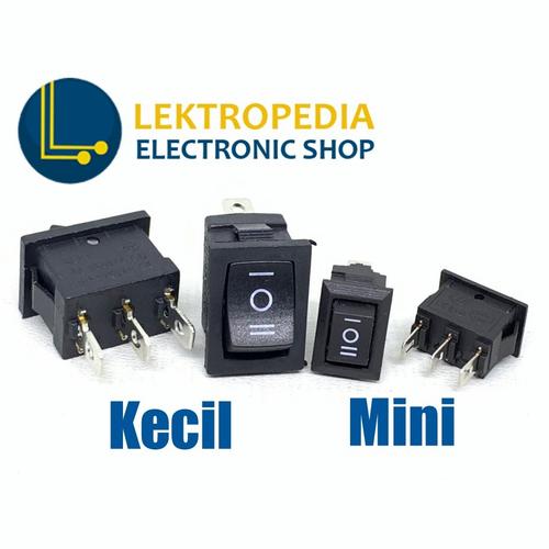 Jual Saklar On-Off-On Kecil 3pin 3p 3 pin kaki Switch 3 posisi 2cm ...