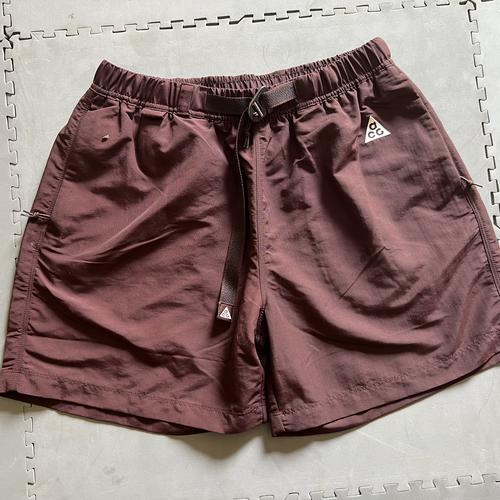nike acg shorts brown