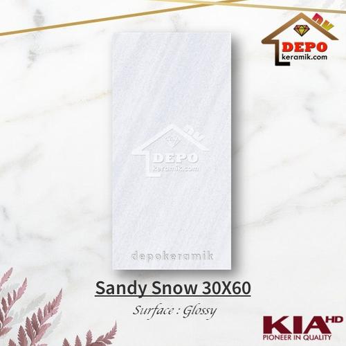 Jual KIA Sandy Snow 30x60 Kw1 Keramik Dinding Kilap - Rectified ...