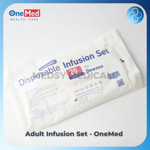 Jual Infus Set Dewasa OneMed - Selang Infus Dewasa / Infusion Set ...