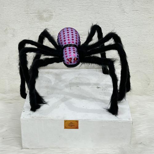 dekorasi halloween bentuk laba laba besar warna hitam untuk indoor outdoor