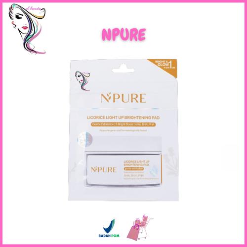 Jual Npure Licorice Light Up Brightening Pad Sachet Kota Tangerang