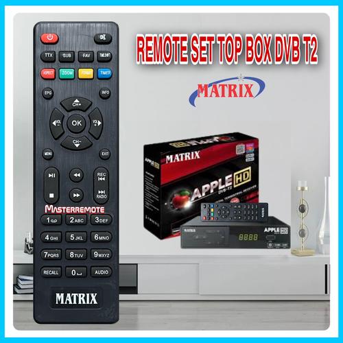 Jual REMOT REMOTE SET TOP BOX DVB T2 MATRIX APPLE MERAH [P] - Jakarta ...