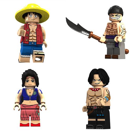 Jual one piece karakter minifigures mainan balok bangunan anime lego