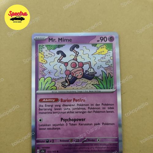 Jual TCG Pokemon Mr Mime R Foil pokemon 151 langka rare - Kab ...