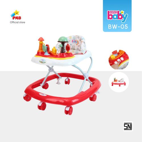 Jual Baby Walker PMB BW 05 IORA BABY BW05 Alat Bantu Jalan Bayi - Merah ...