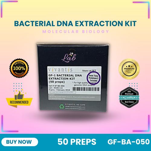 Jual Bacterial DNA Extraction Kit, 50 Preps Kab. Bogor Analyst Lab