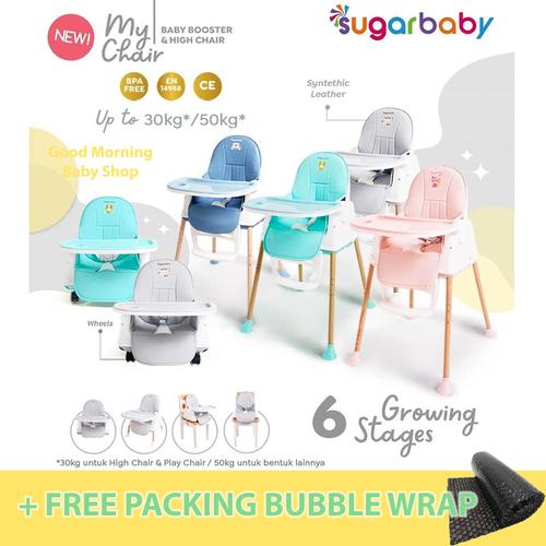 Jual Sugar Baby My Chair 6 in 1 High Chair Booster Seat Kursi Bayi ...