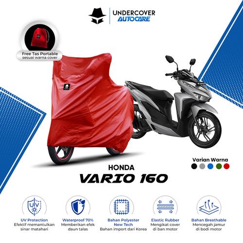 Jual Cover Motor Honda Vario 160 Reguler Undercover Autocare Hitam