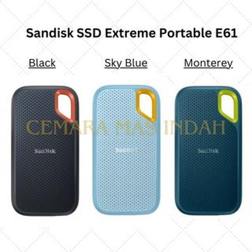 Promo Sandisk SSD Extreme External Portable E61 1TB USB C