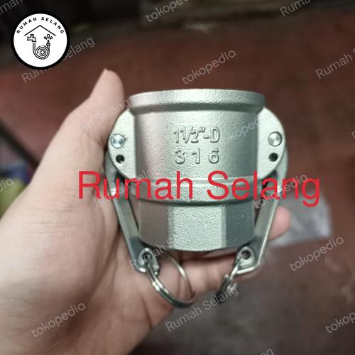 Jual Camlock Stainless Steel Type D 1 1/2 Inch/Camlock Stainless Type D ...