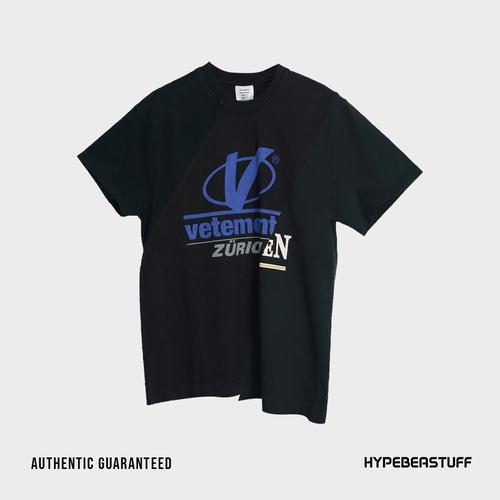 Jual Vetements Cut Up T-shirt Cotton Black - XS - Jakarta Selatan 