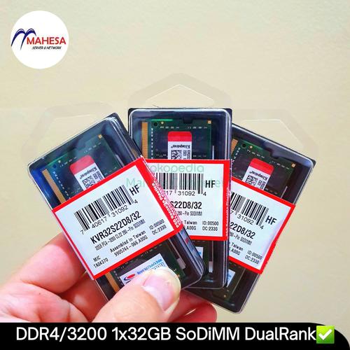 Jual Kingston SODIMM Memory Laptop DDR4 32GB RAM 3200MHz