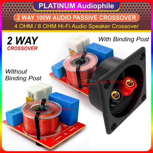 Promo Crossover Pasif 2 Way Passive Speaker Crossover + Binding Post