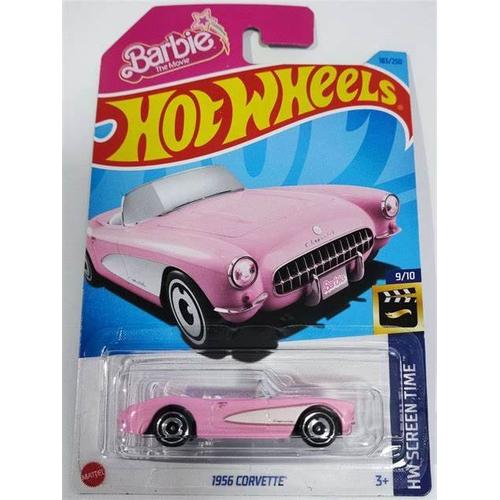 Jual Hot Wheels Barbie The Movie 1956 Corvette Pink Diecast Kota
