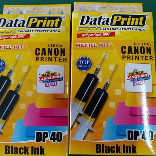 Jual TINTA PRINTER REFILL KIT DP 40 / DATA PRINT ISI ULANG CANON