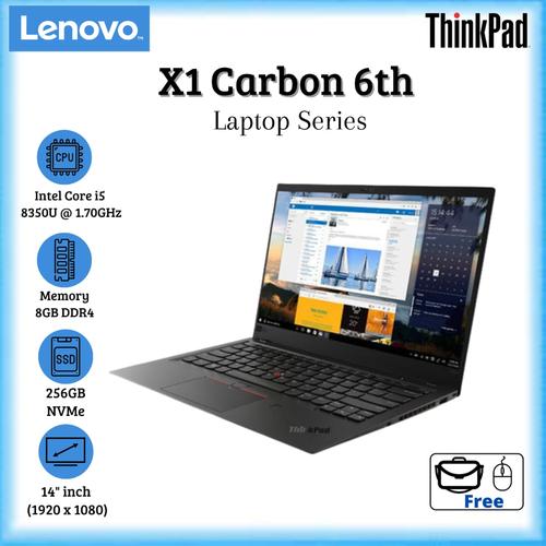 ノートパソコンWebカメラ内蔵 Lenovo ThinkPad X1 Carbon 6th Gen 14型 
