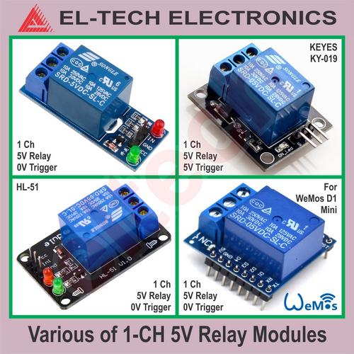 Jual RELAY Module Switch 1 Channel 5V HL-51 KEYES KY-019 D1 WiFi WeMos ...
