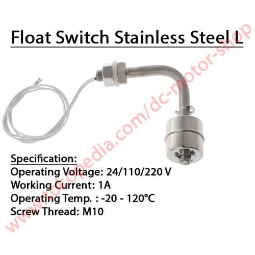 Jual Float Switch Stainless Steel Liquid Water Level Sensor Type L ...