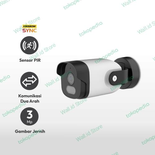 Cctv Krisbow Sync Ip Camera Outdoor Wifi 3mp Bullet 11t di  Tokopedia