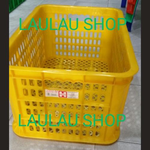 Jual 52x37x28 Box Container Hanata 2202 M Keranjang Industri HNT Lubang ...