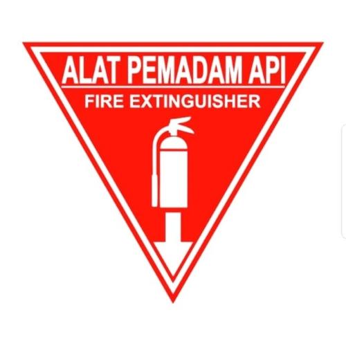 Jual STICKER SIGN LABEL SEGITIGA APAR ALAT PEMADAM MERAH 20CM - Jakarta ...