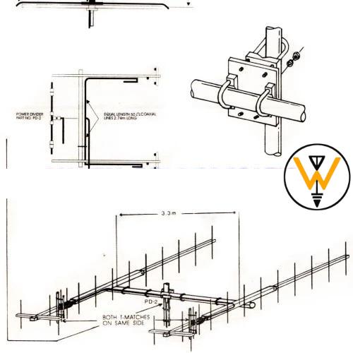 Jual Jumper Antena Gazden Boomer Jamper Antenna Broadband Stik Yagi VHF
