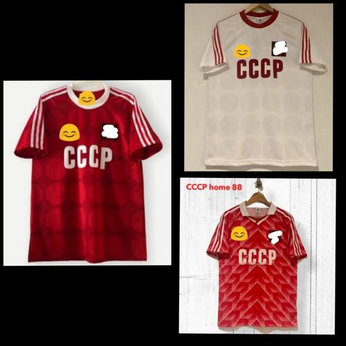 Jual Jersey Uni Soviet 1988 1989 1990 Home Away GO/Jersey CCCP Retro ...