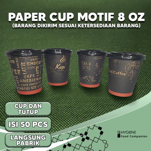 Promo Paper Cup Motif Tahan Panas / Gelas Kertas Minuman/ Paper Cup ...