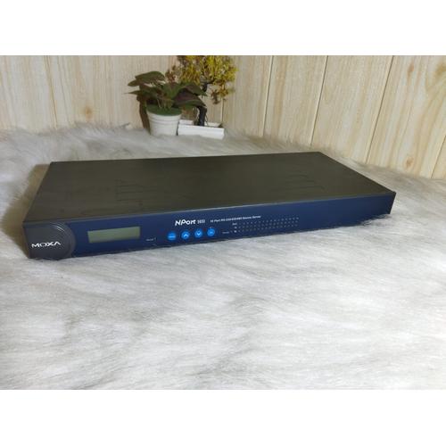 Jual MOXA Nport 565016 16port RS232/422/485 rackmount device server Kota Bogor Mandala