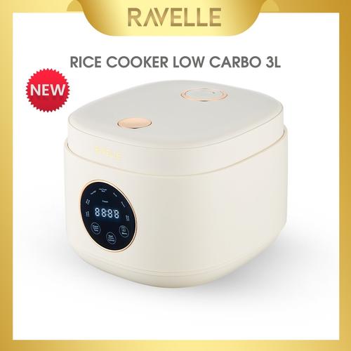 Promo RAVELLE Digital Rice Cooker Low Carbo 3 Liter Penanak Nasi Low