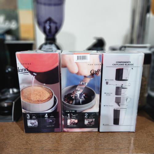 Jual CAFFLANO KLASSIC RED ALL IN ONE COFFEE MAKER + FREE EXCELSO COFFEE