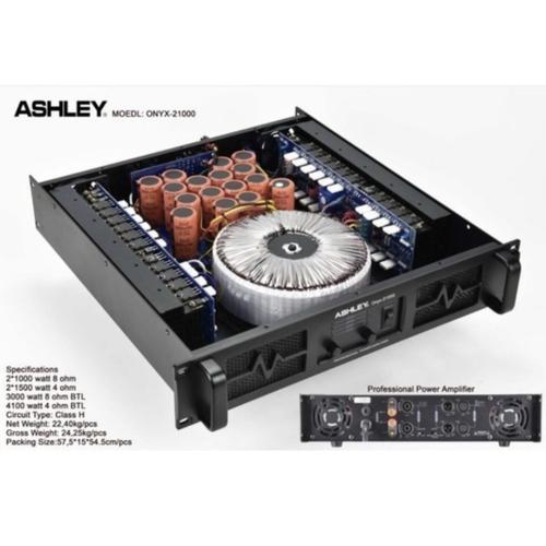 Jual Power Amplifier 2000 watt Ashley Onyx21000 ONYX 21000 Class H
