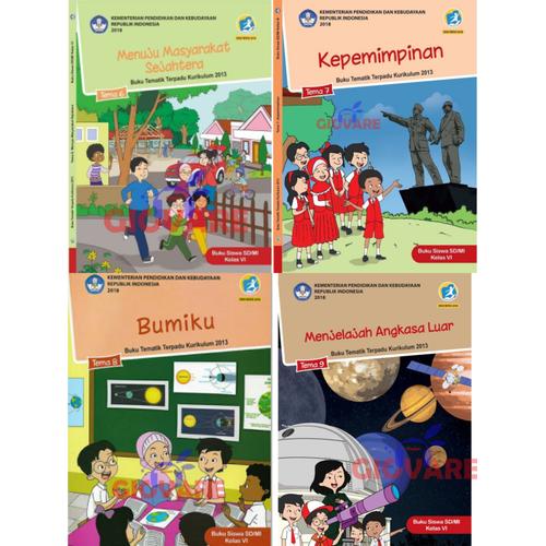 Jual BUKU KELAS 6 TEMA 1 2 3 4 5 6 7 8 KURIKULUM 2013 KEMENDIKBUD ...