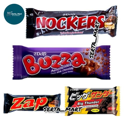 Jual Delfi Buzza / Zap / Nockers / Big Thunder Cookie Bar Chocolate