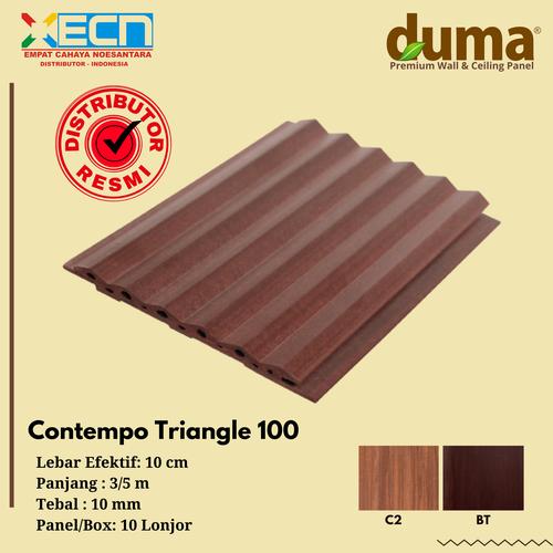 Jual DUMA® PANEL WPC TIPE CONTEMPO TRIANGLE 100 - 3M, C2 - Kota ...