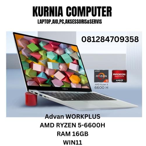 advan workplus ryzen 6600h di Kurnia Computer Tokopedia - Main Image