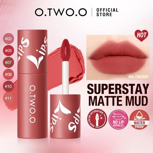 Promo O.TWO.O Velvet Matte Lipstik Tahan Lama Makeup Bibir Lip Cheek ...